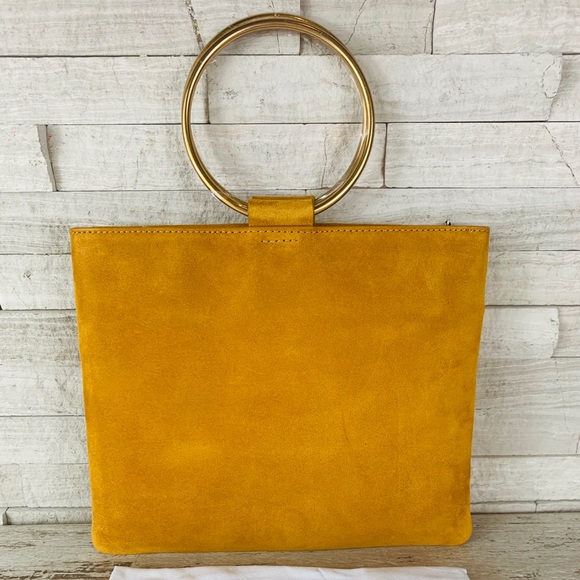Thacker NWT LE POUCH Mustard/Brushed Gold $148 - Picture 2 of 8